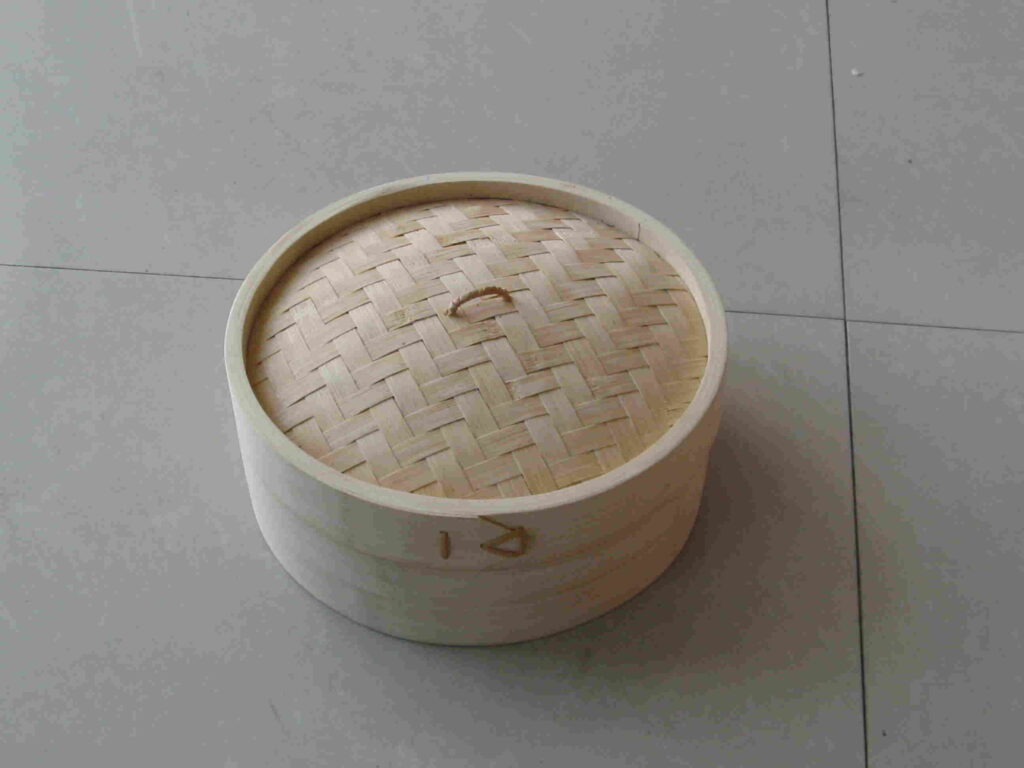 handmade bamboo steamer basket