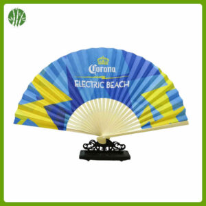bamboo hand fan with custom logo