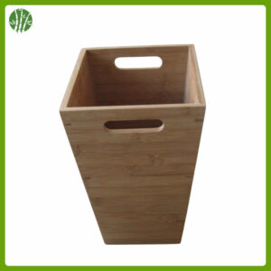 bamboo waste basket for home