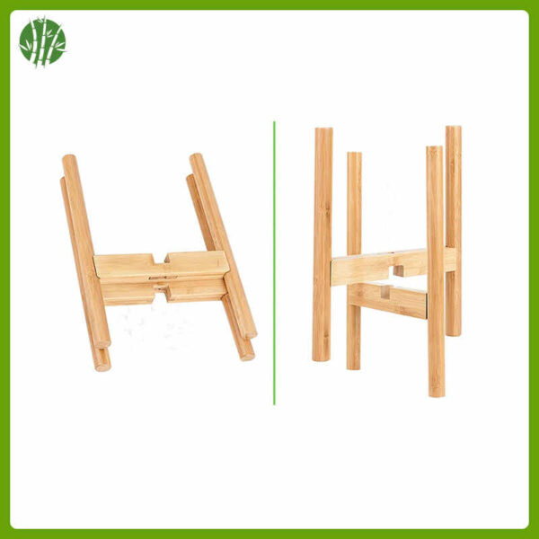Eco-friendly bamboo plant stand - Image 4